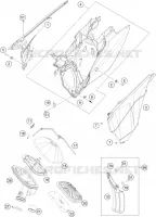 FILTRE A AIR pour KTM 500 EXC de 2014