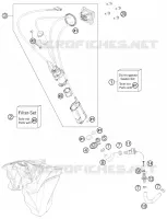 POMPE A ESSENCE pour KTM 500 EXC de 2014