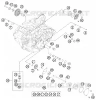 POMPE A HUILE pour KTM 500 EXC de 2014