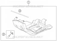PROTECTION MOTEUR pour KTM 500 EXC de 2014
