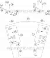 SOUPAPES pour KTM 500 EXC de 2014