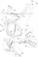 CADRE pour KTM 300 EXC de 2014