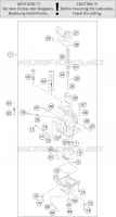 CARBURATEUR pour KTM 300 EXC de 2014