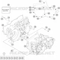 CARTER MOTEUR pour KTM 300 EXC de 2014
