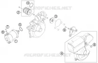 DEMARREUR ELECTRIQUE pour KTM 300 EXC de 2014