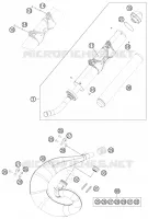 ECHAPPEMENT pour KTM 300 EXC de 2014