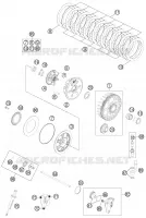 EMBRAYAGE pour KTM 300 EXC de 2014