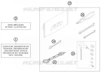 TROUSSE A OUTILS / MANUELS / OPTIONS pour KTM 300 EXC de 2014