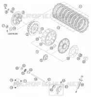 EMBRAYAGE pour KTM 300 EXC de 2004
