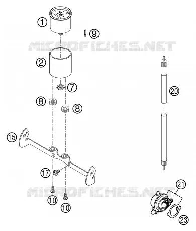 CONTACTEUR A CLE KTM MOTO 300 2000 EXC  300 EXC