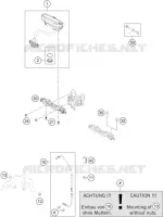 CONTACTEUR A CLE pour KTM 250 EXC-F FACTORY EDITION de 2015