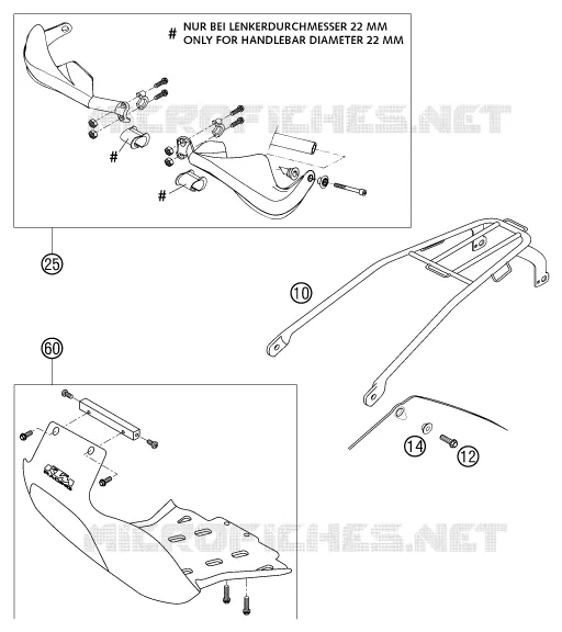 ACCESSOIRES KTM MOTO 250 2002 EXC-F  250 EXC-F RACING