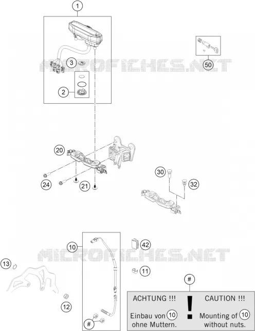 CONTACTEUR A CLE KTM MOTO 250 2016 EXC-F  250 EXC-F