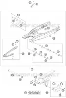 BRAS OSCILLANT  pour KTM 250 EXC-F de 2013