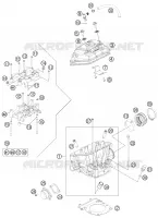 CULASSE pour KTM 250 EXC-F de 2013