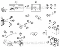 FAISCEAU ELECTRIQUE pour KTM 250 EXC-F de 2013