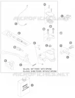 MAITRE CYLINDRE DE FREIN AVANT pour KTM 250 EXC-F de 2013