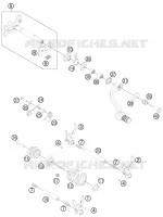 MECANISME DE SELECTION DE VITESSES pour KTM 250 EXC-F de 2013