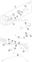 PHARE / FEU ARRIERE pour KTM 250 EXC-F de 2013