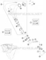POMPE A ESSENCE pour KTM 250 EXC-F de 2013