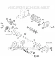 POMPE A HUILE pour KTM 250 EXC-F de 2013