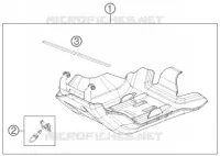 PROTECTION MOTEUR pour KTM 250 EXC-F de 2013