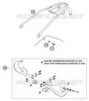 ACCESSOIRES pour KTM 125 EXC SIX-DAYS de 2002