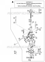 CARBURATEUR pour KTM 125 EXC SIX-DAYS de 2002
