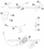 ALLUMAGE pour KTM 125 EXC SIX-DAYS de 2009
