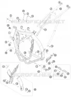 CADRE pour KTM 125 EXC SIX-DAYS de 2009