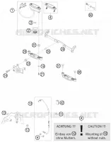 CONTACTEUR A CLE pour KTM 125 EXC SIX-DAYS de 2009