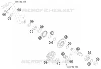 KICK pour KTM 125 EXC SIX-DAYS de 2009
