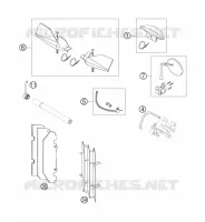 ACCESSOIRES pour KTM 125 EXC SIX-DAYS de 2007