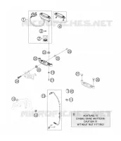 CONTACTEUR A CLE pour KTM 125 EXC SIX-DAYS de 2007