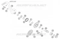 KICK pour KTM 125 EXC SIX-DAYS de 2007