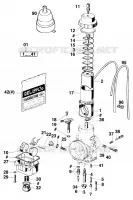CARBURATEUR pour KTM 125 EXC MARZOCCHI/OHLINS de 1997