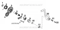 KICK pour KTM 125 EXC MARZOCCHI/OHLINS de 1997