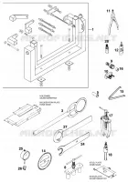 OUTILLAGE SPECIFIQUE (MOTEUR) pour KTM 125 EXC MARZOCCHI/OHLINS de 1997