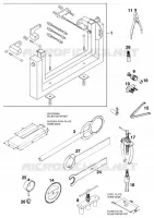 OUTILLAGE SPECIFIQUE (MOTEUR) pour KTM 125 EXC MARZOCCHI/OHLINS de 1997