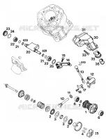 VALVE D'ECHAPPEMENT pour KTM 125 EXC MARZOCCHI/OHLINS de 1997