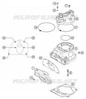 CYLINDRE pour KTM 125 EXC de 2003
