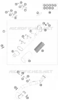 ECHAPPEMENT pour KTM 450 EXC-R de 2008