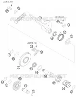 KICK pour KTM 450 EXC-R de 2008