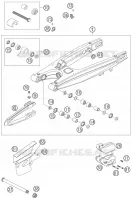 BRAS OSCILLANT  pour KTM 450 EXC-G RACING de 2006