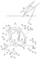 CADRE pour KTM 450 EXC-G RACING de 2006
