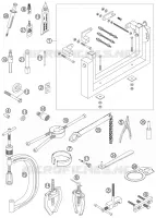 OUTILLAGE SPECIFIQUE (MOTEUR) pour KTM 450 EXC-G RACING de 2006