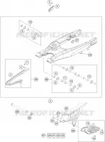 BRAS OSCILLANT  pour KTM 450 EXC de 2015