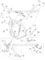 CADRE pour KTM 450 EXC de 2015