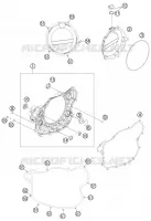 CARTER EMBRAYAGE pour KTM 450 EXC de 2015