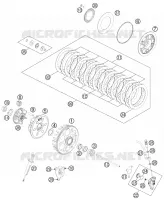 EMBRAYAGE pour KTM 450 EXC de 2015